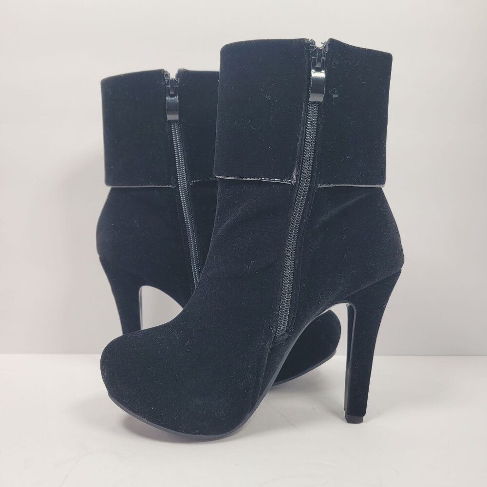 Crape Myrtle Women's Victorian Black Button Boots US Size 6.5 EU 37 Like New - Picture 5 of 11